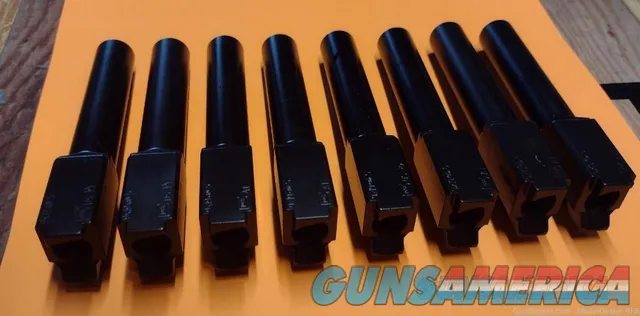 Glock 19 Gen 5 Factory Match grade takeoff barrels $110 each NEW