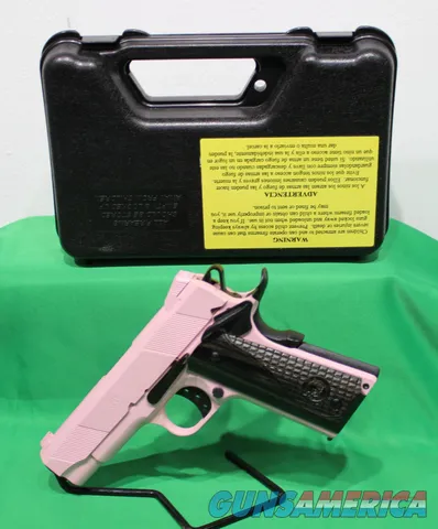 Iver Johnson 1911A1 style Hawk 9mm pink NEW 4.25"