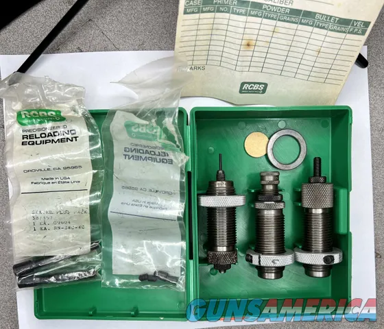 RCBS 357mag carbide die set with extras