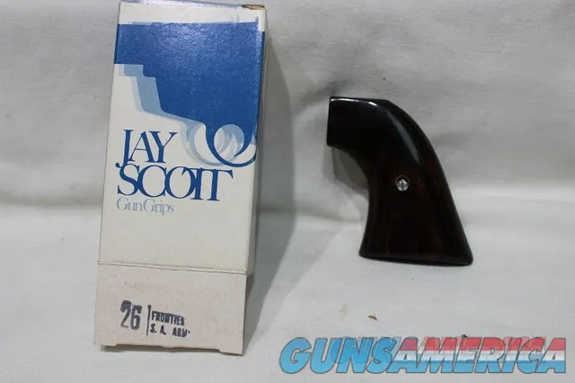 Jay Scott Colt SAA wood grips new with screw Single Action Army