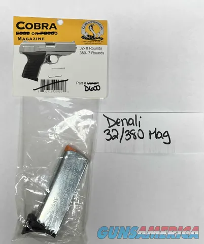 Cobra Denali 32acp or 380acp magazine