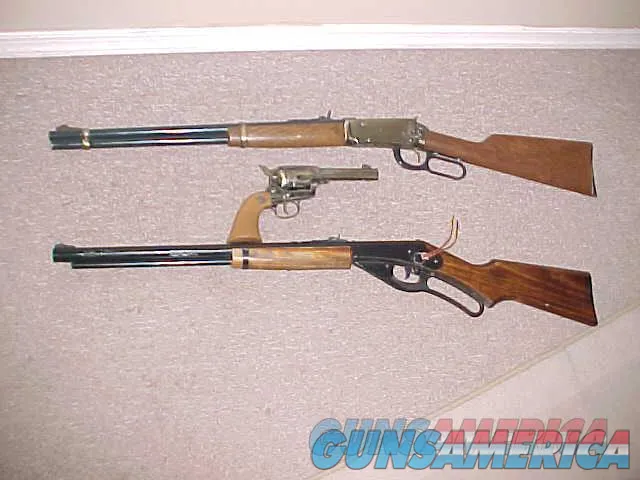 NRA CENTENIAL RIFLE/PISTOL SET ALONG WITH RED RYDER