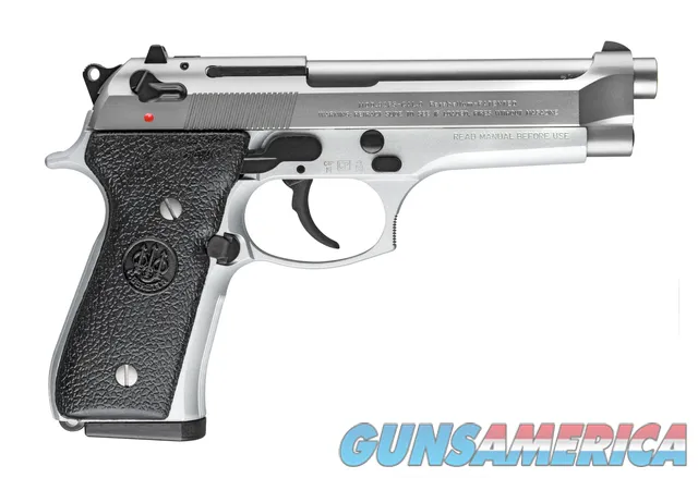 Beretta 92FS Inox 4.9” 9mm Pistol JS92F520M Made in Italy, (2) 15rd Mags NIB