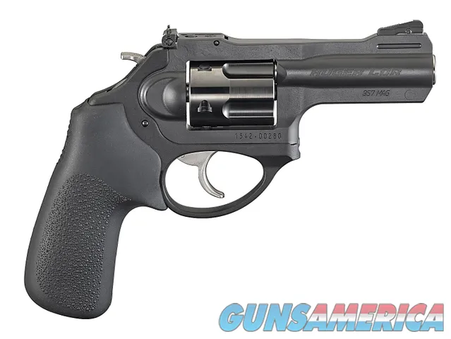 Ruger LCRx 357 Mag / 38 Sp Revolver 5rd Matte Black 3" Hogue Grip 5444