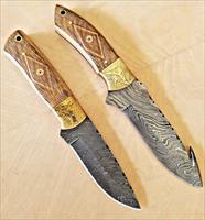 Damascus The Wolf Pack  knife set Img-2