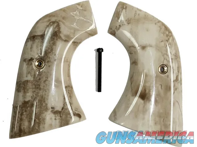 Ruger Vaquero XR3-Red Fossilized Walrus Ivory Grips