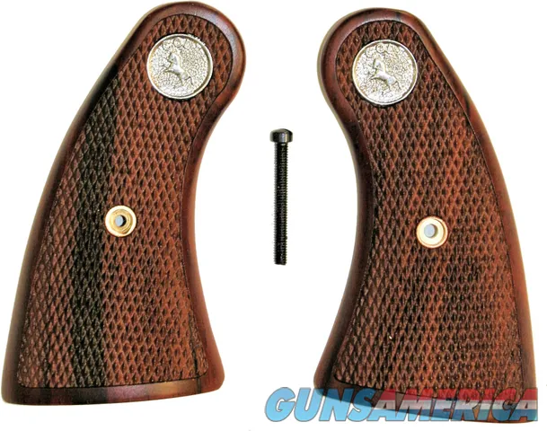 Colt Police Positive Special Cocobolo Rosewood Grips WMedallions