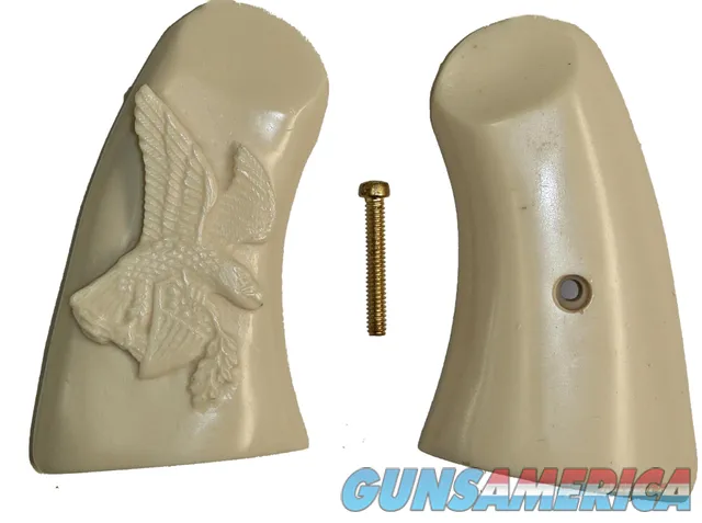 Smith & Wesson Schofield Ivory-Like Grips With American Eagle