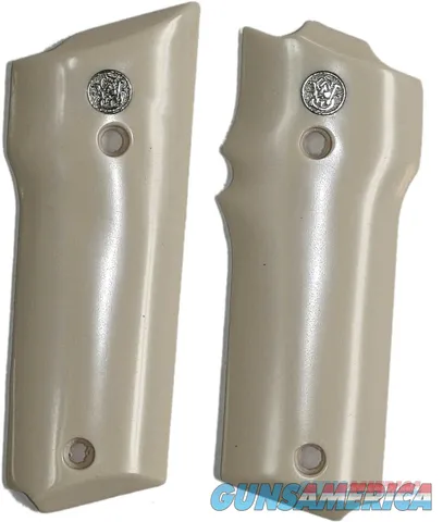 Smith & Wesson Model 59, 459, 559 & 659 Ivory-Like Grips With Medallions