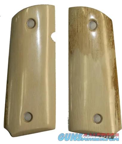 Colt 1911 Officers Model Siberian Mammoth Ivory Grips 