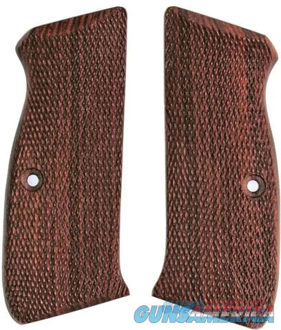 CZ Model 75 & 85 Rosewood Grips, Full Checkered