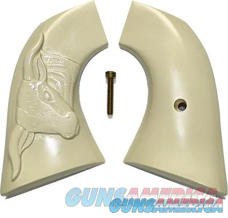 Uberti Old Model P 1873 Ivory-Like Grips, With Longhorn