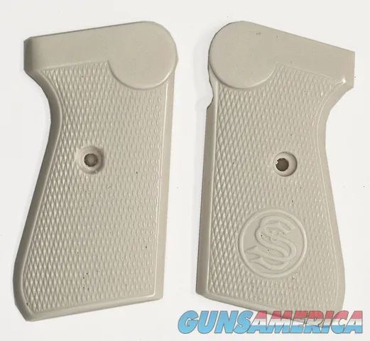 Sauer 38H Ivory-Like Grips, Checkered