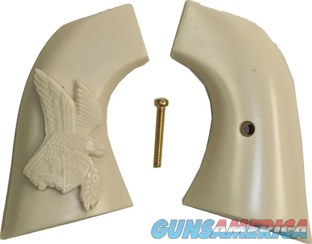 Heritage Rough Rider Large Bore Ivory-Like Grips With American Eagle