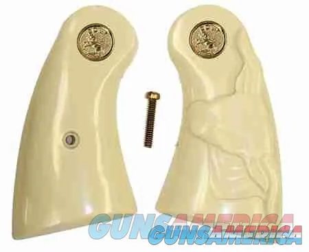 Colt Python or 2021 Anaconda Small Panel Grips With Medallions & Steer