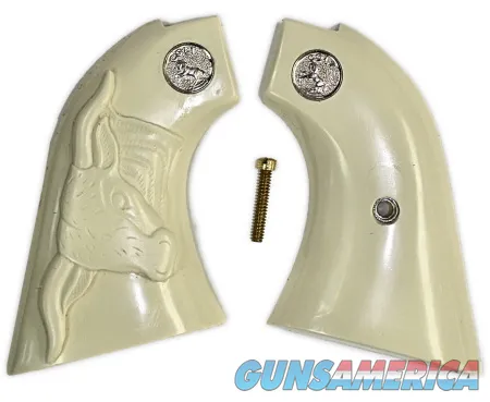 Colt Scout & Frontier Grips With Steer & Medallions