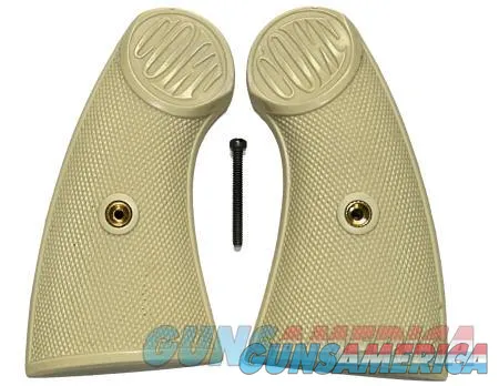 Colt 1917 Ivory-Like Grips, Checkered