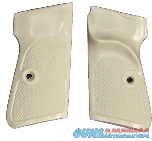 Walther Model PP & PPK/S Ivory-Like Target Grips, Thumb Rest