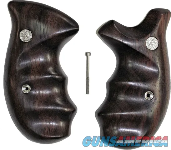 Smith & Wesson K & L Frame Smooth Rosewood Combat Grips, Round Butt