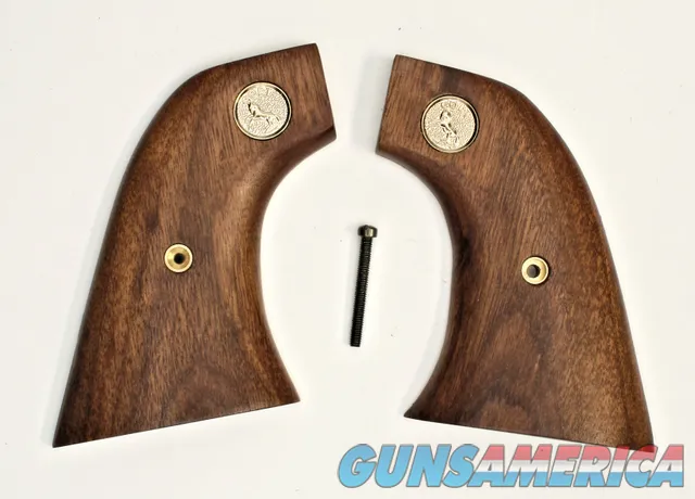 Colt SAA Goncalo Alves Grips With Medallions, 3rd Gen