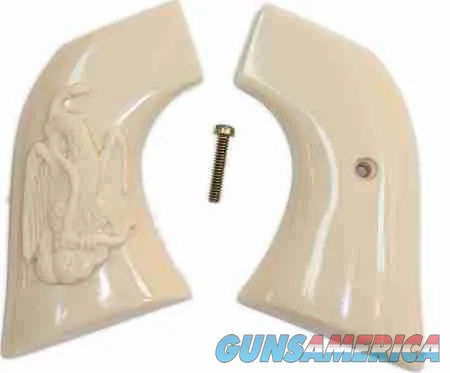 Uberti Old Model P 1873 Ivory-Like Grips, Mexican Eagle & Snake