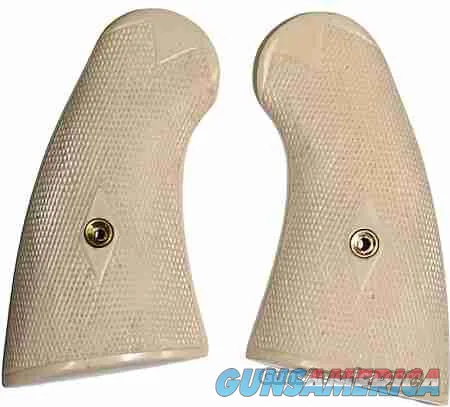 Colt Army Special Ivory-Like Checkered Grips