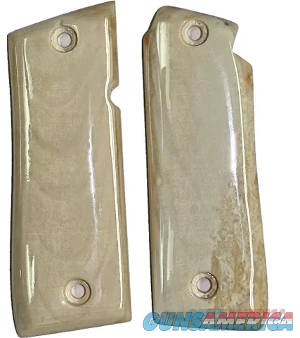 Colt Govt Model .380, Colt Mustang Plus II Fossilized Walrus Ivory Grips