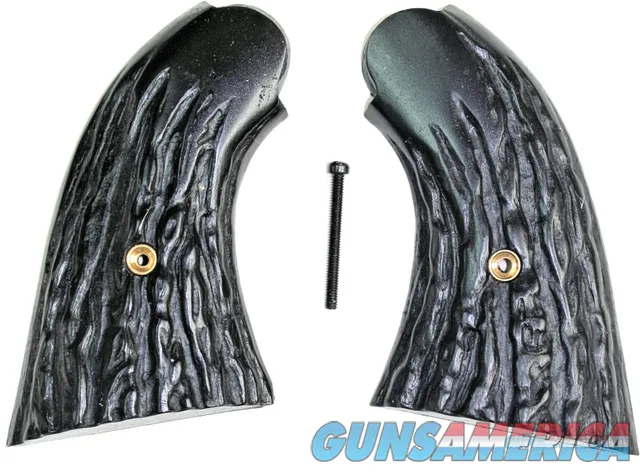 Remington 1858 Pietta Imitation Jigged Buffalo Horn Grips