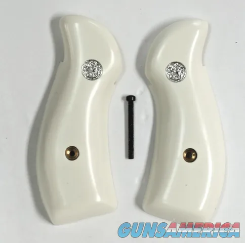 Smith & Wesson K & L Frame Ivory-Like Grips, Round Butt