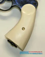 Colt 1917 New Service or Colt 1909 Revolver Ivory-Like Grips With Steer