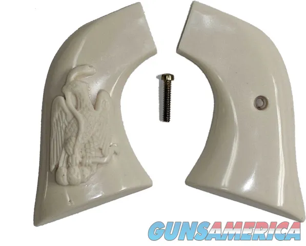 Ruger Wrangler .22 Revolver Ivory-Like Grips, Eagle & Snake