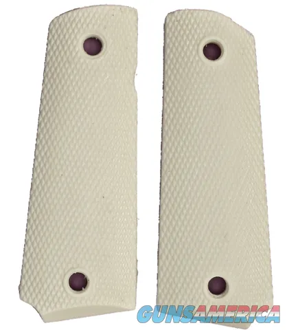 Argentine 1911 Ivory-Like Grips, .45 Auto, Checkered