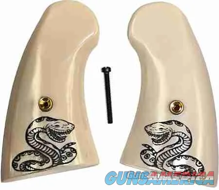 Colt Python or 2021 Anaconda Small Panel Grips With Python Snake