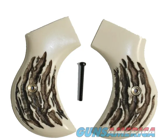 Ruger Lightning Nickel Backstrap With Jigged Bone Or Choice Grips Img-4