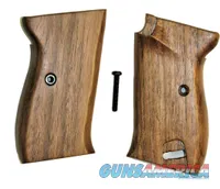 Walther P38 Auto German WWII Walnut Grips   