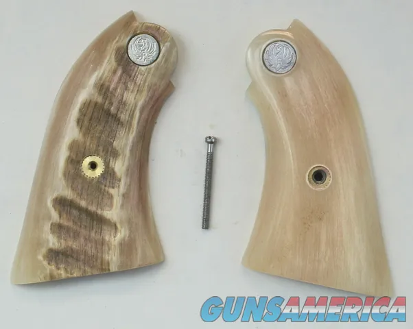 Ruger Bearcat Alaskan Dall Sheep Horn Grips With Medallions