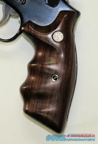 Smith & Wesson K & L Frame Smooth Rosewood Combat Grips, Square Butt