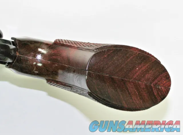 Colt Python 2nd Generation Rosewood Grips, Smiley Checkered Pattern