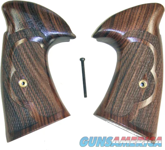 Smith & Wesson N Frame Rosewood Roper Grips, Square Butt Img-1