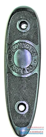 Remington Model 12A Butt Plate, Early Round Barrel Type