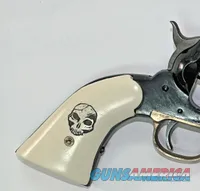 Remington 1858 Uberti Ivory-Like Grips, Human Skull 