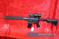 NEW BATTLE ARMS WORKHORSE PATROL CARBINE WITH SIG ROMEO5 RED DOT/JULIET 3 MAGNIFIER PLUS 3 MAGS