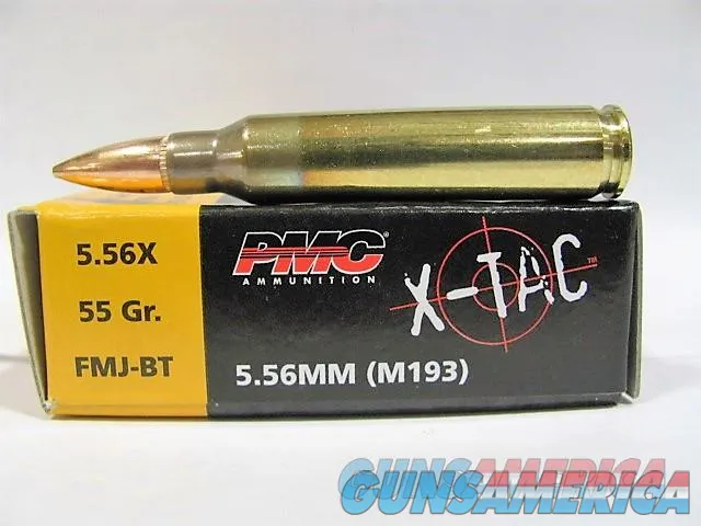 1000 rnd Case PMC X-Tac XP193 5.56 55gr. FMJ  Ammunition  5.56mm