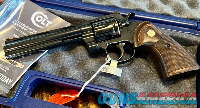 Colt Python Blued 6" .357 Magnum NIB PYTHON-BP6WTS SALE PRICE