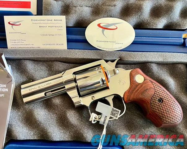 Colt King Cobra 3" TALO .357 Magnum Stainless w/ Snake Scale Grips