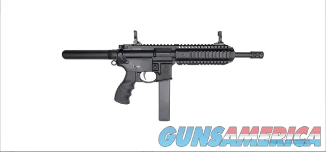 Sar Arms SAR USA 109T AR-9 Pistol 8.6? 9mm 32rd 3 mags AR9 AR 32+1 With Metal Flip-Up Sights and Tactical Hard Case