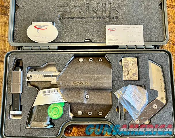 Canik METE SF Optics-Ready Apocalypse 9mm Full Kit with Zippo and Knife HG5637AP-N