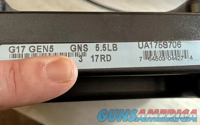 Glock 17 Gen5 17+1 9mm G17 Gen 5 USED LIKE NEW w 3 mags Bright Tritium Night Sights