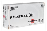 1000 Round Case Federal Range Target Practice 9mm 115gr. FMJ Ammunition RTP9115