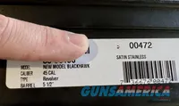 Ruger Blackhawk Convertible .45acp.45LC 0472 NIB 5.5" Stainless RARE